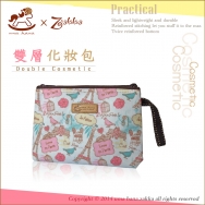 M14 Double Layered Cosmetic Bags