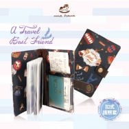 CA11 Folds and Snaps Passport Wallet