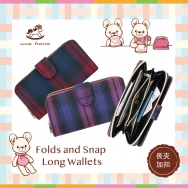 W04 Folds and Snaps Long Wallets