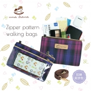 Mi11 Zipper Pattern Walking Bags