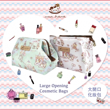 M09 Large Opening Cosmetic Bags