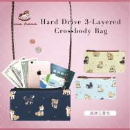 Mi03 Hard Drive 3-Layered Crossbody Bags