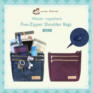 Cm-S04 Double Zipper Shoulder Bags