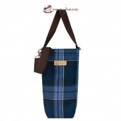 復古藍經典格紋